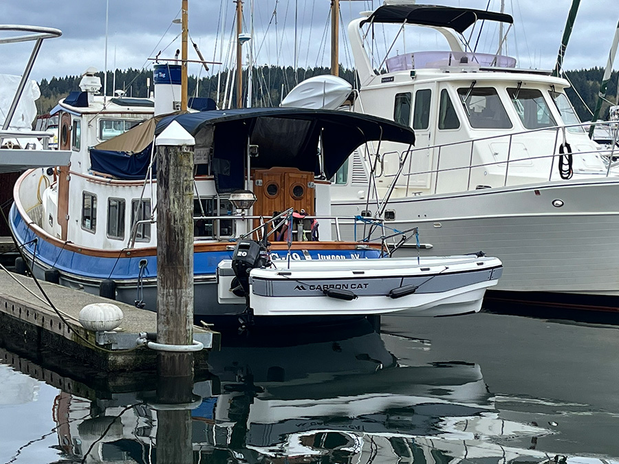 T11 Victory Tug Hanging on Davit