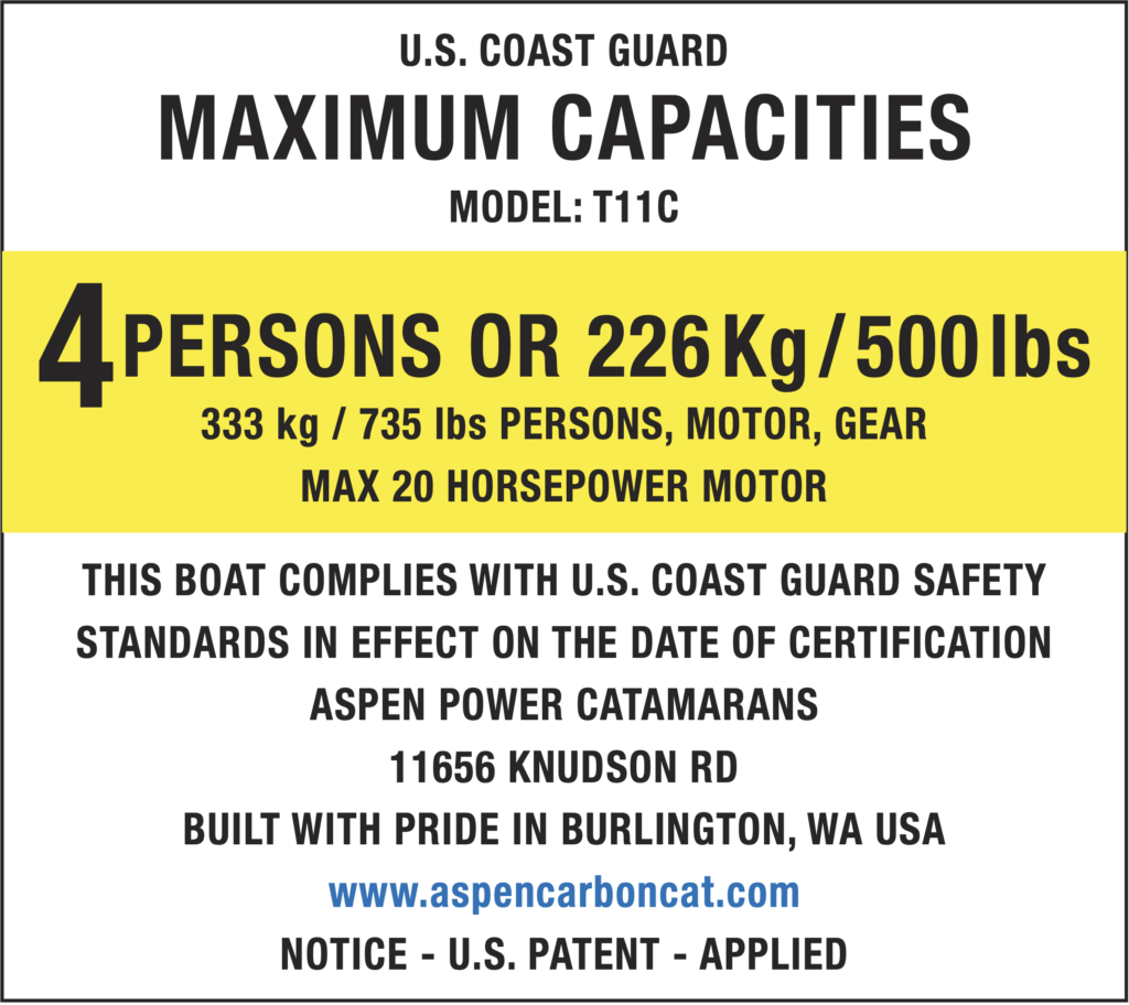 T11C Capacity Sticker