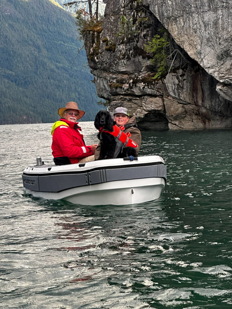 Larry and Otto on T10 in SE Alaska